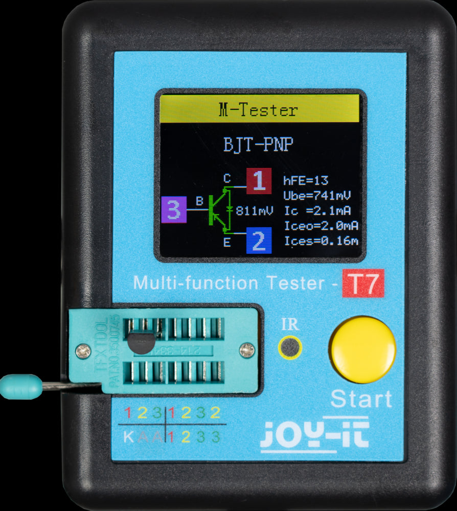 LCR-T7 multi-komponenttester - TFT, inkl. prober, Sort