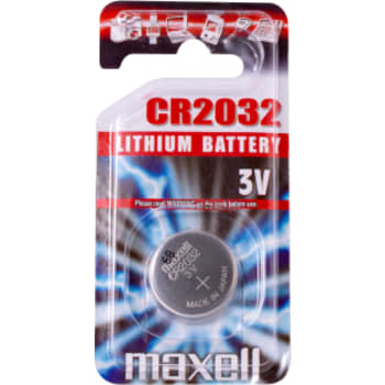 Maxell Lithium CR2032 knapcelle batteri, 1 stk.