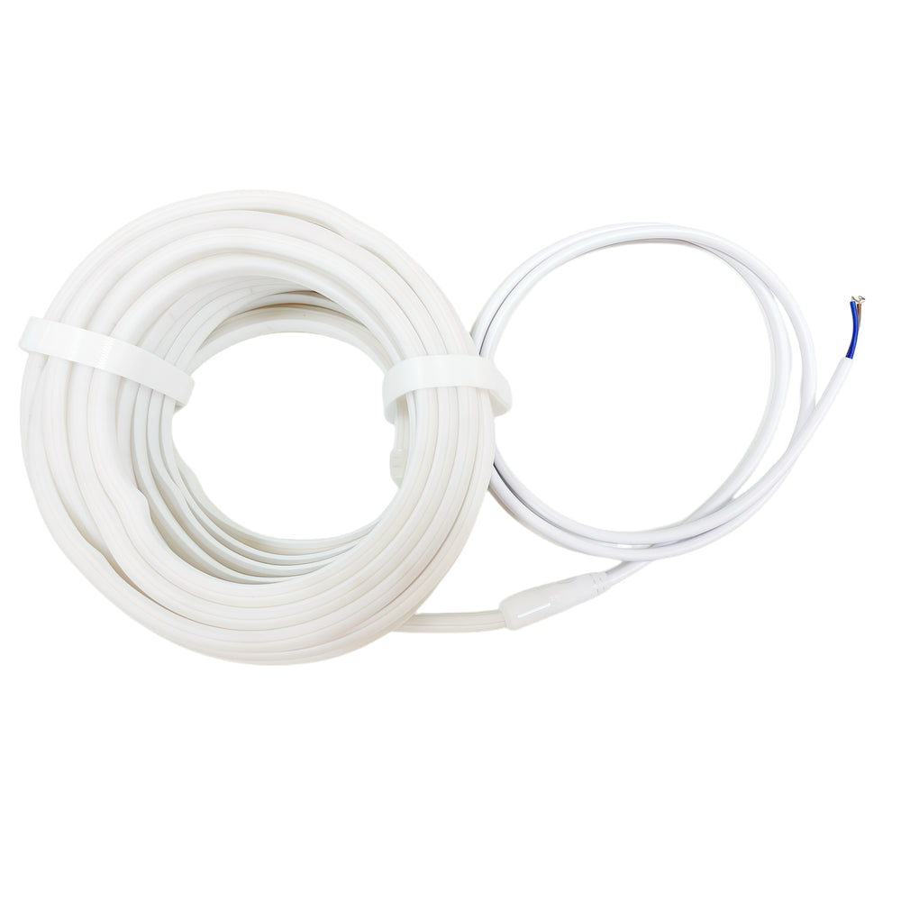 10m Neon COB-LED Strip med 280 LED pr. meter, 24V, 9,5W/m, IP67, RA90