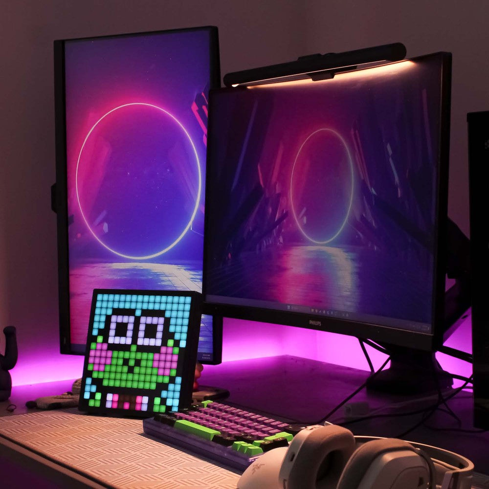 16x16 Pixel Bluetooth LED-display med 5V USB-strømforsyning - Effekt: 10W