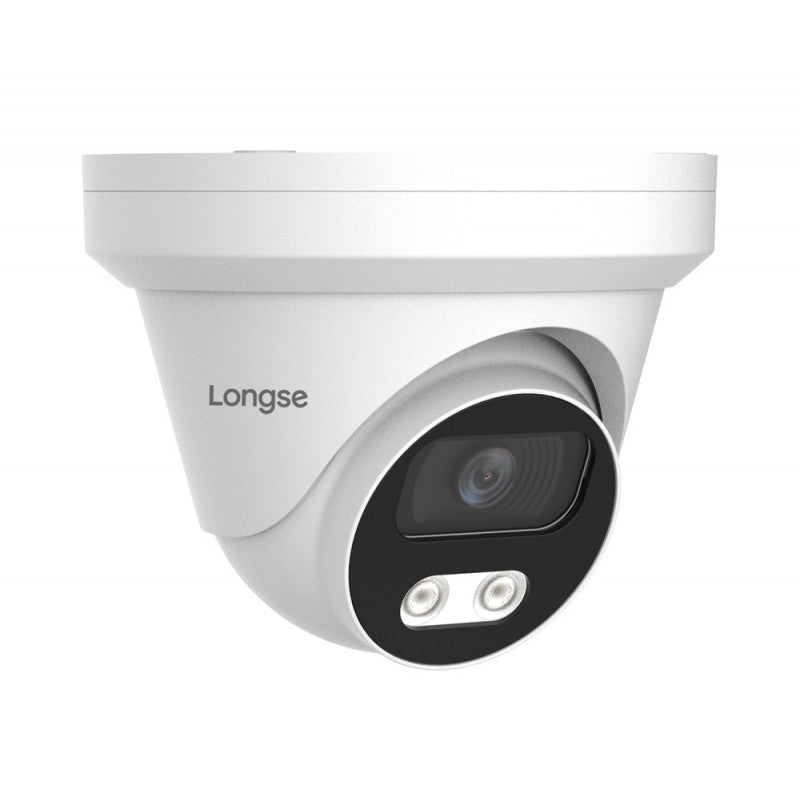 IP Dome netværkskamera - 8MP, 25m IR+hvid lys, PoE (IP67)