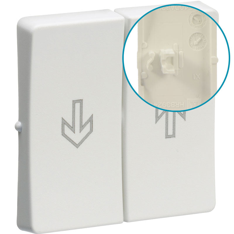 LK FUGA®afbryder 16A Tangent ½ modul (ny type)