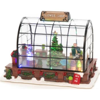 Konstsmide blomsterbutik med 5 LED