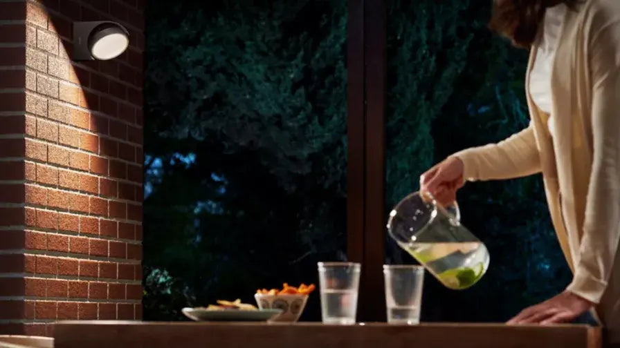 PHILIPS Mimosa væglampe 7W LED 2700K IP44 Antracit