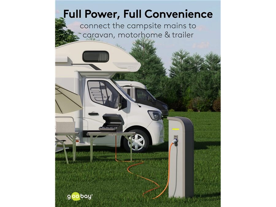 CEE adapterkabel - CEE7/3 hun til 3P CEE han (1,5m)