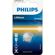PHILIPS Lithium knapcellebatteri, CR1620,1 stk.