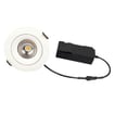 Frida LP 230V Dæmpbar Flimmerfri 5,4W 3000K Ra90 440lm IP44 Mat Hvid Rund