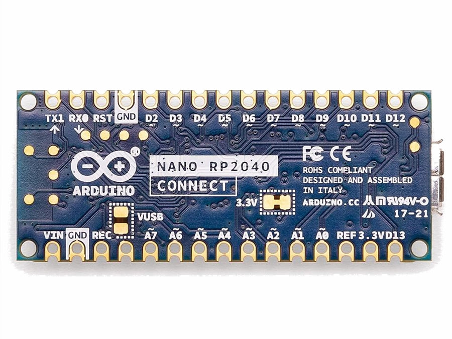 Nano RP2040 Connect u. headers