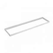 Påbygningsramme til bagbelyst panel - Hvid, 300x1200x70mm