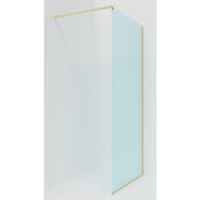Shower wall DIJA gold profiles 90x200cm