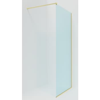 Shower wall DIJA gold profiles 90x200cm