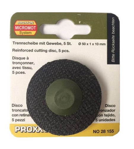 Skæreskive Korund 50x1x10mm (5 stk.)