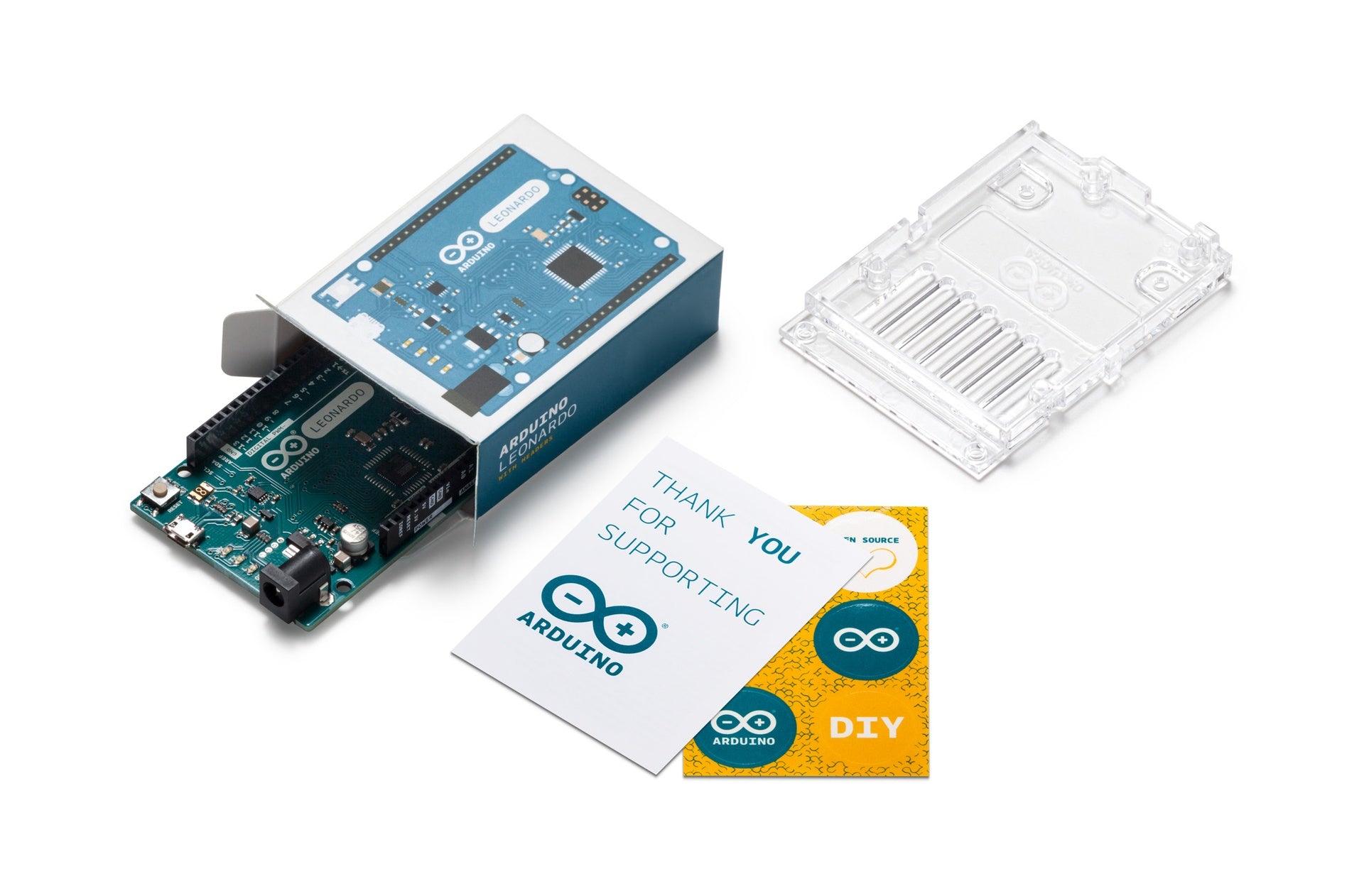 Arduino Leonardo (ATmega32u4) - Med headers