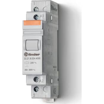Modulkontaktor 1 slutte, 24V AC, 20A