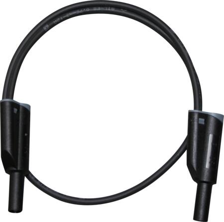 PRØVELEDNING 100CM SORT M/STIK