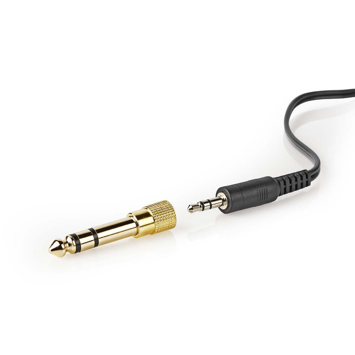 HiFi hovedtelefon m. volumenkontrol, 3,5mm JACK