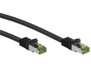 CAT8.1 netværkskabel - S/FTP (PiMF) LSZH, CU, Sort (2m)