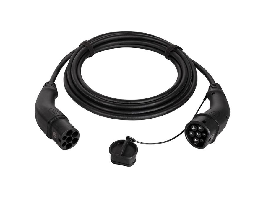 EV Ladekabel, til elbil - 22kW, 32A, 3-faset, type 2 (7,5m)