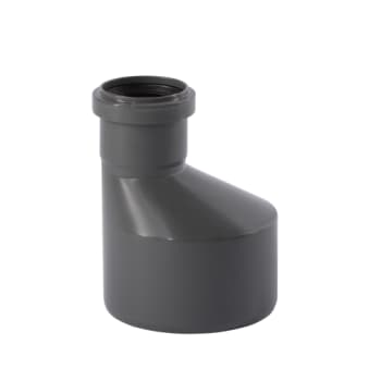Ostendorf reduktion Ø110x50mm, grå PP