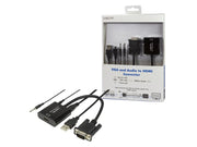 VGA inkl. audio til HDMI konverter (10cm)