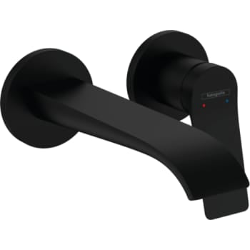 hansgrohe Vivenis håndvaskarmatur 192mm2 hul vægmontering mat sort