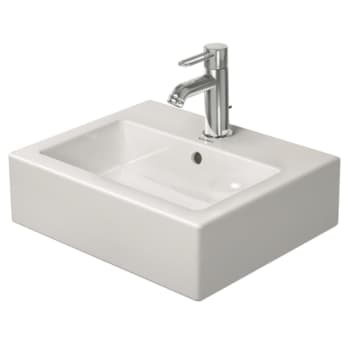 Duravit Vero vask 45 cm med hanehul og overløb