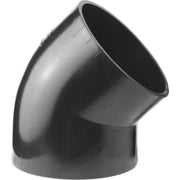 Geberit 90 mm 45° sort PEH-afløbsbøjning