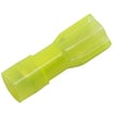 Helisol. ABIKO spademuffe KA4607FLSF-PB 4-6mm2 6,3x0,8 Gul