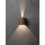 Bonito udendørs væglampe 2x5W 3000K IP65 dæmpbar, corten