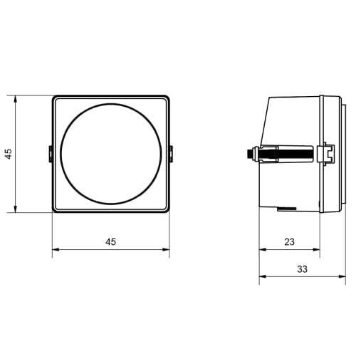 LYSDÆMPER leddim 200 II HVID til Fuga