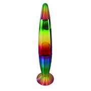 Lava Regnbue 35 cm, flerfarvet glas, 230V