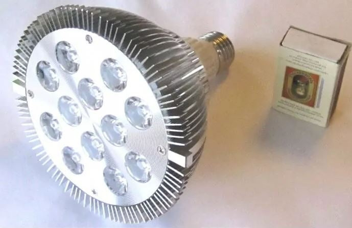 LED vækstlys, 12W, E27, Ren blå, Grow lamp