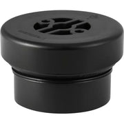 110 mm Dæksel med gevind komplet sort PEH Geberit