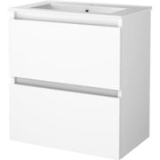 Sanibell Basicline kompakt møbelsæt 61x39,5cm hvid højglans