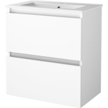 Sanibell Basicline kompakt møbelsæt 61x39,5cm hvid højglans