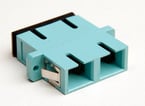 SC samleled duplex OM3 aqua