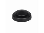 Blænddæksel/baldakin - Ø100mm, Sort (1-4 ledninger)