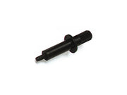 Spindel til lille trimmepotmeter - Ø4,9 x 25,5mm, Sort