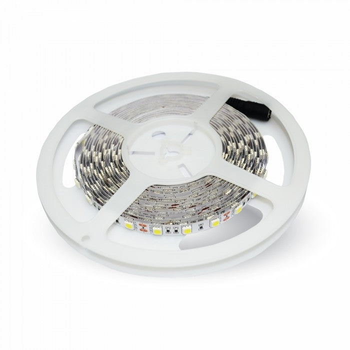 10,8W/M LED bånd 6000K, 5 meter, Hvid, 12V
