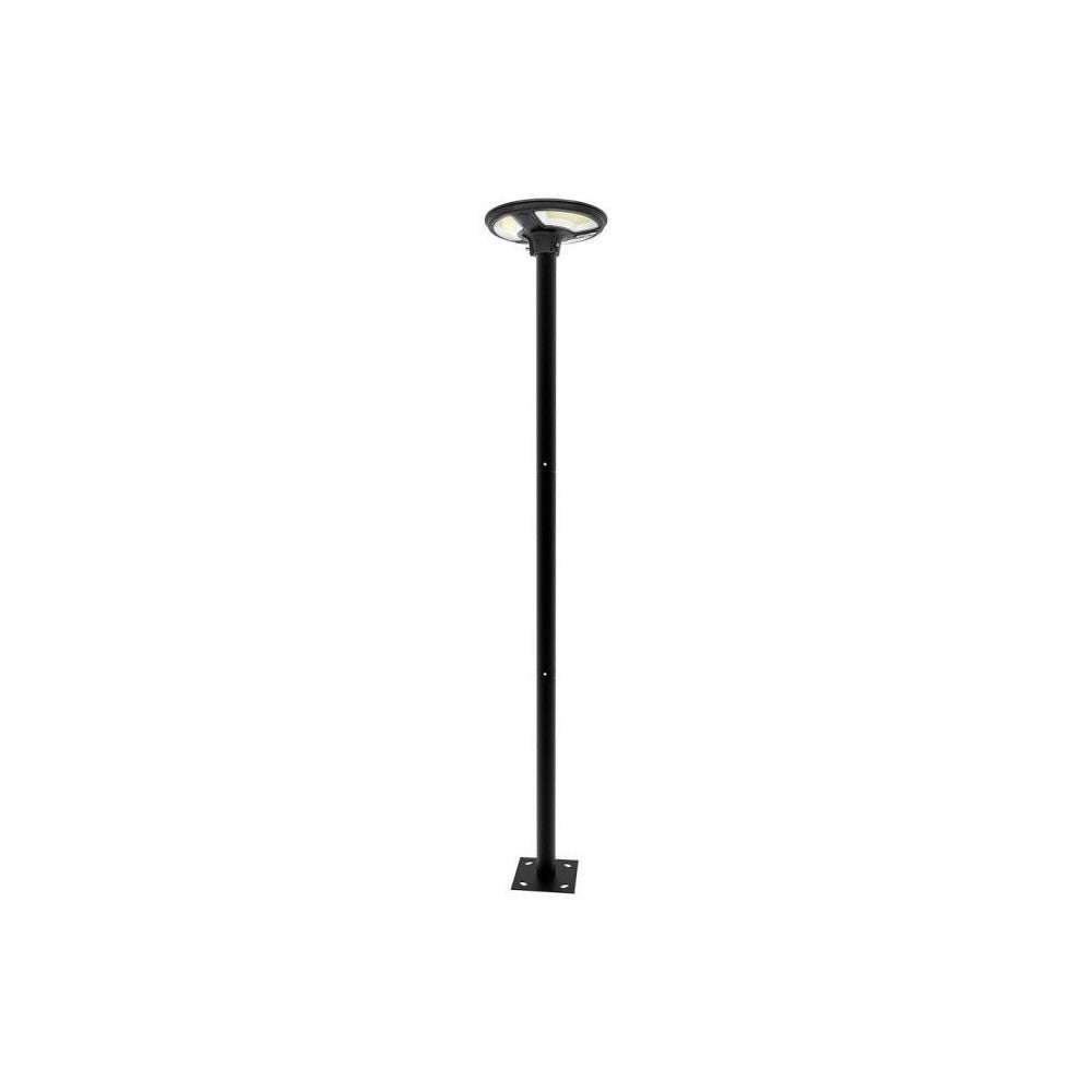 V-Tac 7.5W Solcelle Havelampe LED - Sort, Ø42 cm, med solcelle, sensor og IP65