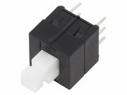 Trykkontakt til print - 2P ON-ON 0,1A/30Vdc, H8,5mm (DPDT)