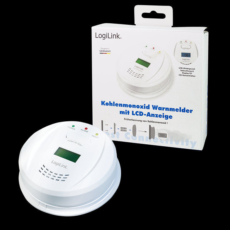 Kuliltealarm - med LCD-display og LED-indikator