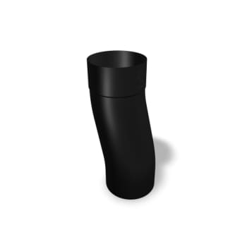 PREFA Sokkelknæ 80 Mm Sort P.10
