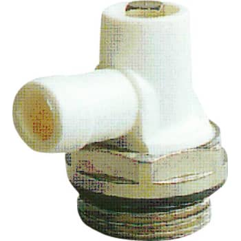 1/2" Forkromet radiator aftapventil m/silikone