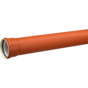Uponor 110 x 2000 mm PP-kloakrør m/muffe, klasse N SN4, EN 13476
