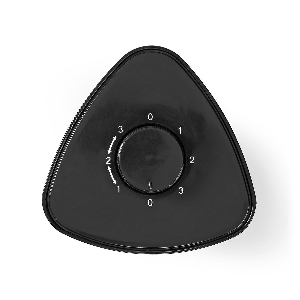 Bordtårnventilator - 30cm, 3 hastigheder, Sort