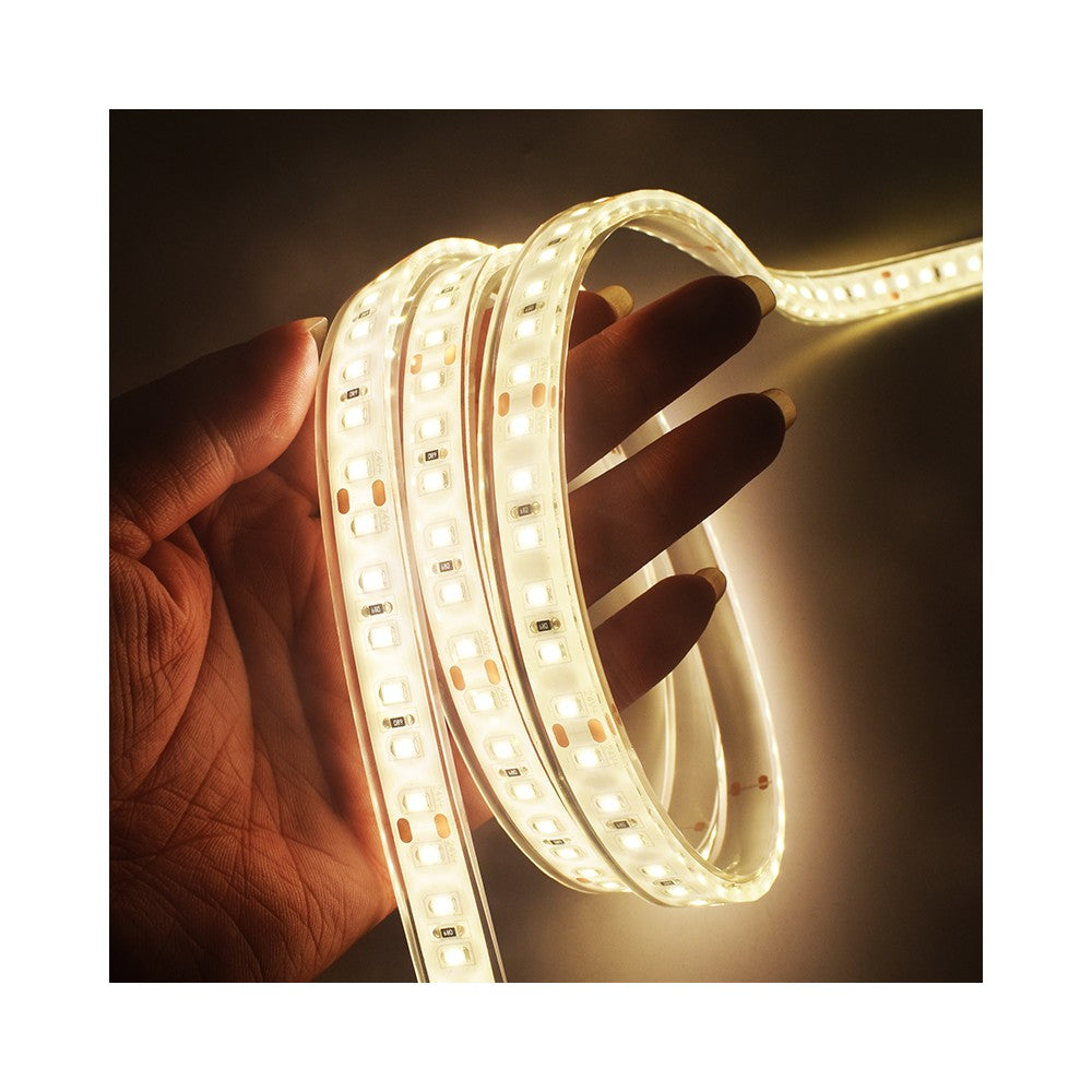 15m Vandtæt LED Pool Strip med 120 LED pr. meter, 7,5W/m, 24V, IP68, RA80, 750lm/m - Ideel til poolbelysning