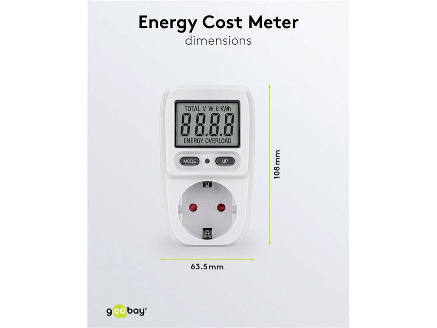 Digital Energimåler BASIC - 230V 16A, CEE7/3