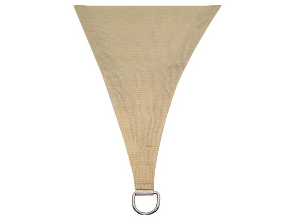 Kvadratisk solsejl - 3,6 x 3,6m vandgennemtrængelig, BEIGE