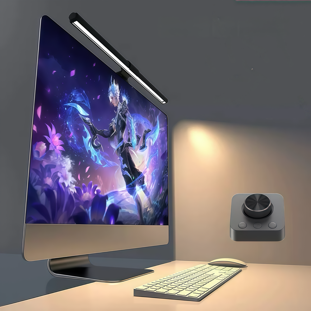 55cm Skærmlys CCT lampe - 5V USB, 7W, trådløs styring - Flimmerfri, RA97, 500lm